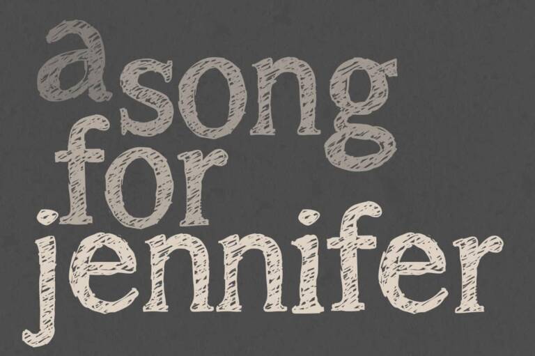 A Song for Jennifer Font Graphic