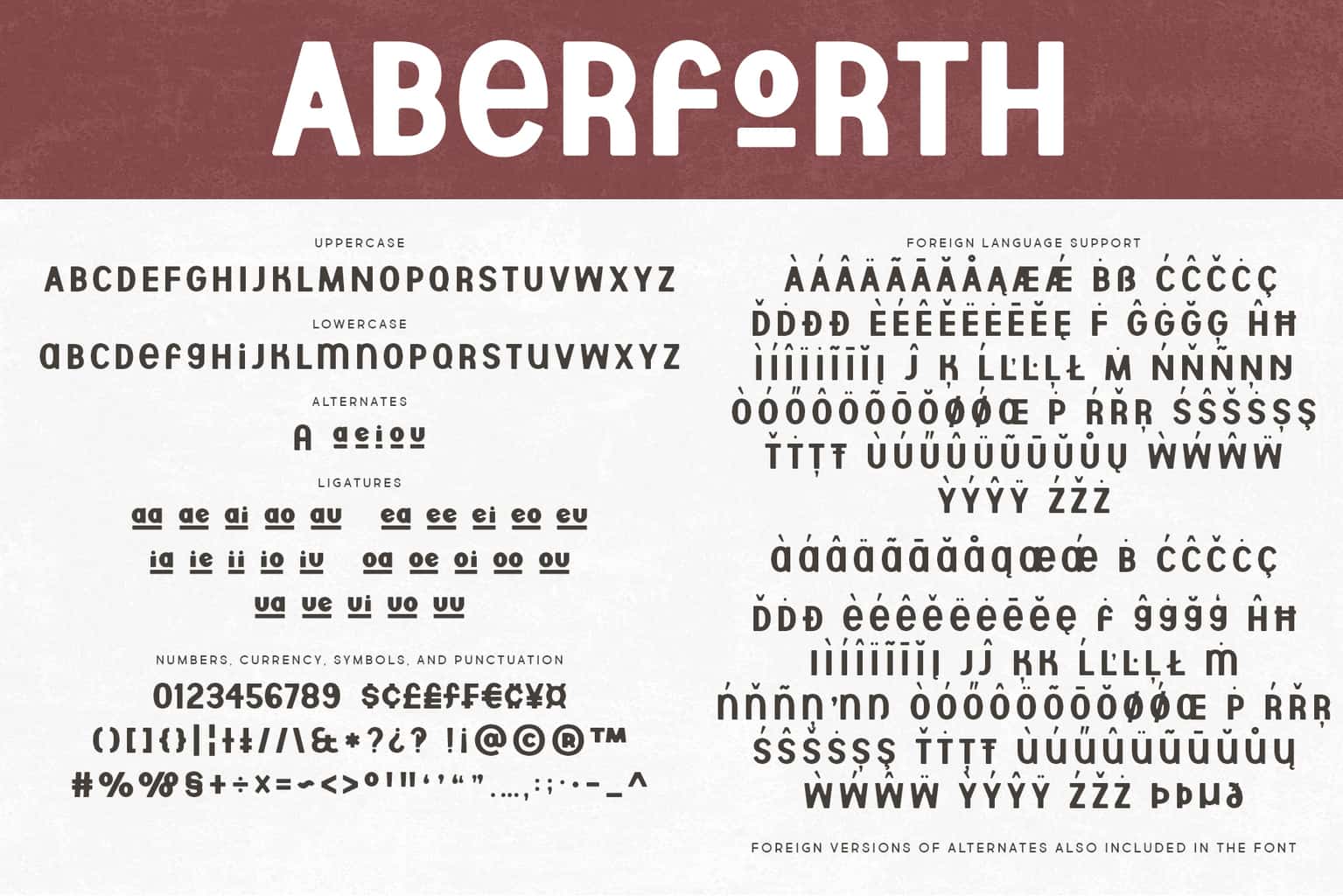Aberforth Font Family - Brittney Murphy Design