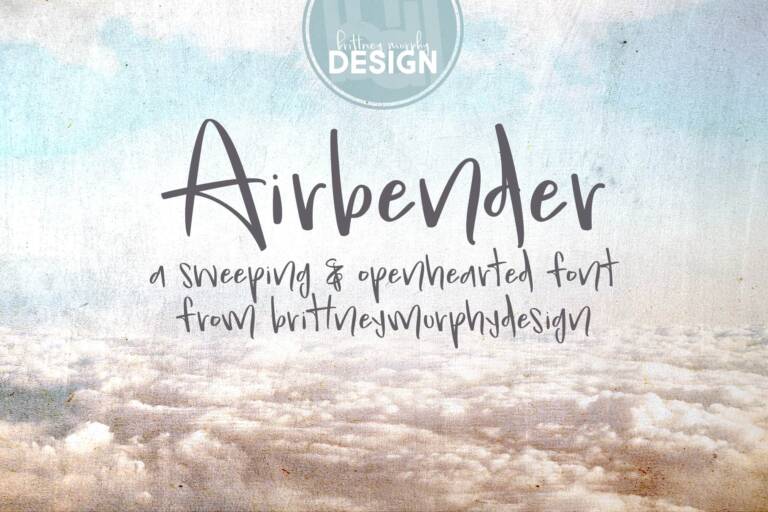 Airbender Font Graphic