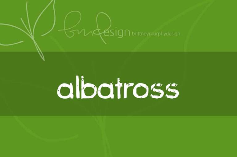 Albatross Font Graphic