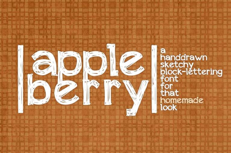 Appleberry Font Graphic