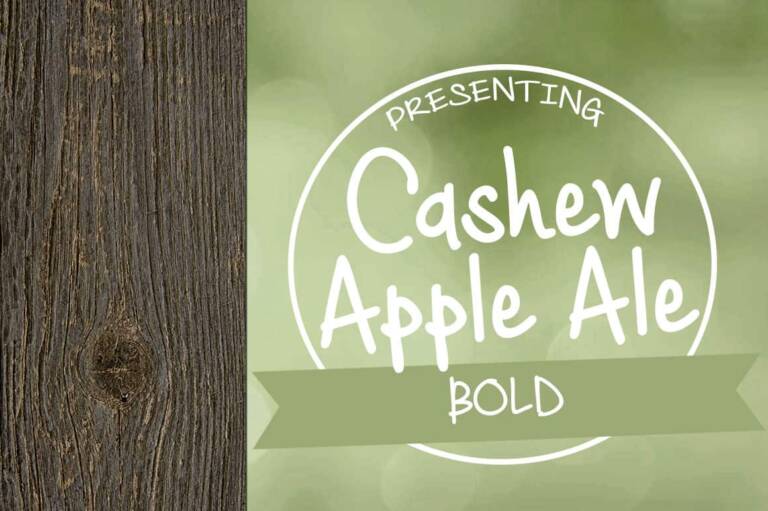 Cashew Apple Ale Bold Font Graphic