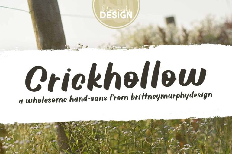 Crickhollow Font Graphic