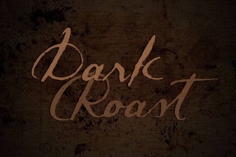 Dark Roast Font Graphic