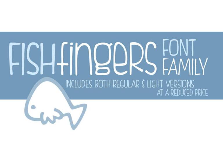 Fishfingers Font Family Graphic