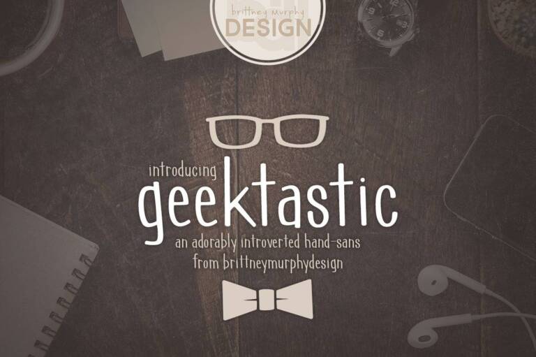 Geektastic Font Graphic