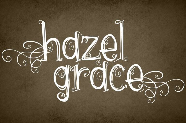 Hazel Grace Font Graphic