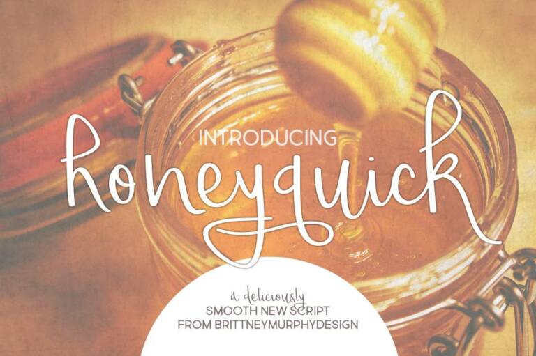 Honeyquick Font Graphic