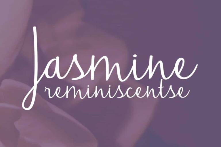 Jasmine Reminiscentse Font