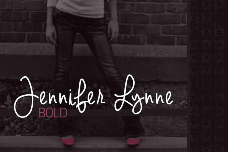 Jennifer Lynne Bold Font