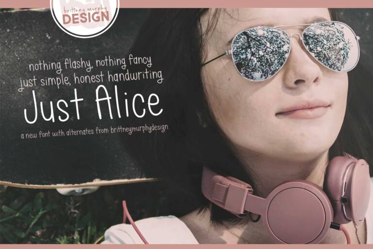 Just Alice Font Graphic