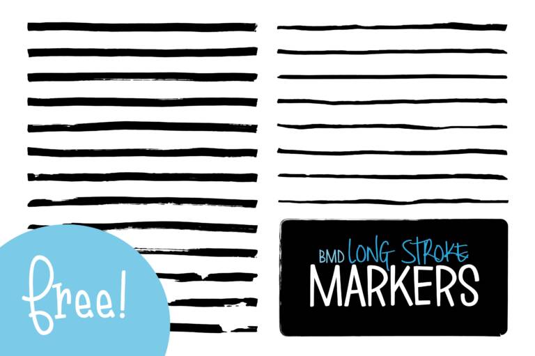 Free Long Stoke Makers For Illustrator Graphic