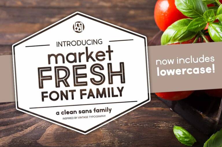 Market Fresh Font Family Graphic