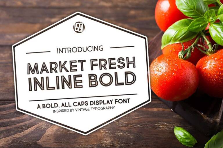 Market Fresh Inline Bold Graphic