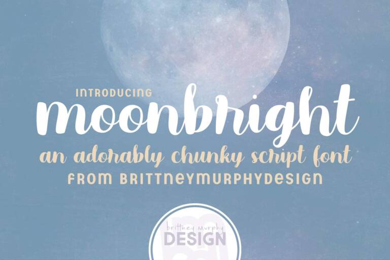 Moonbright Font Graphic