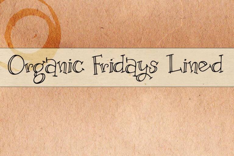Organic Fridays Lined Graphic