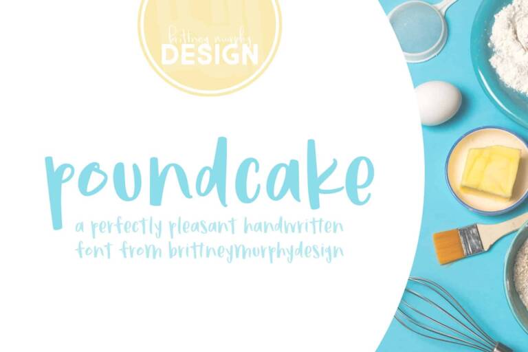 Poundcake Font Graphic