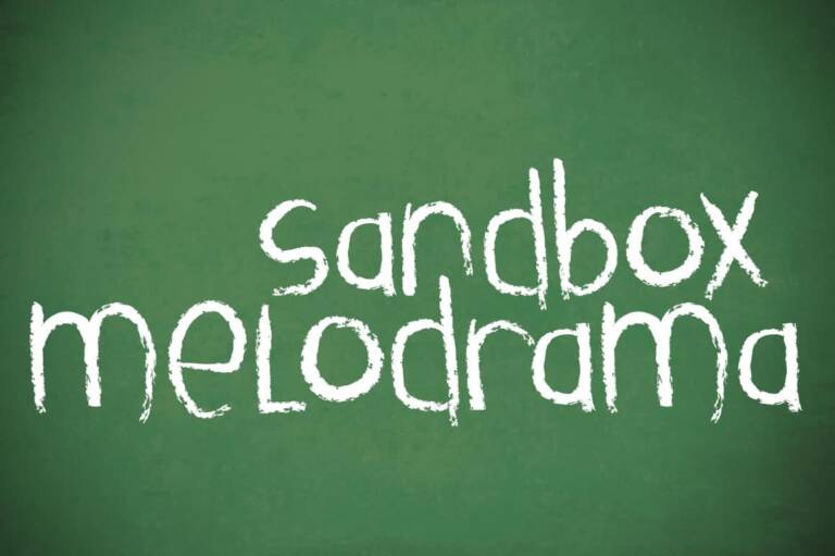 Sandbox Melodrama Font Graphic