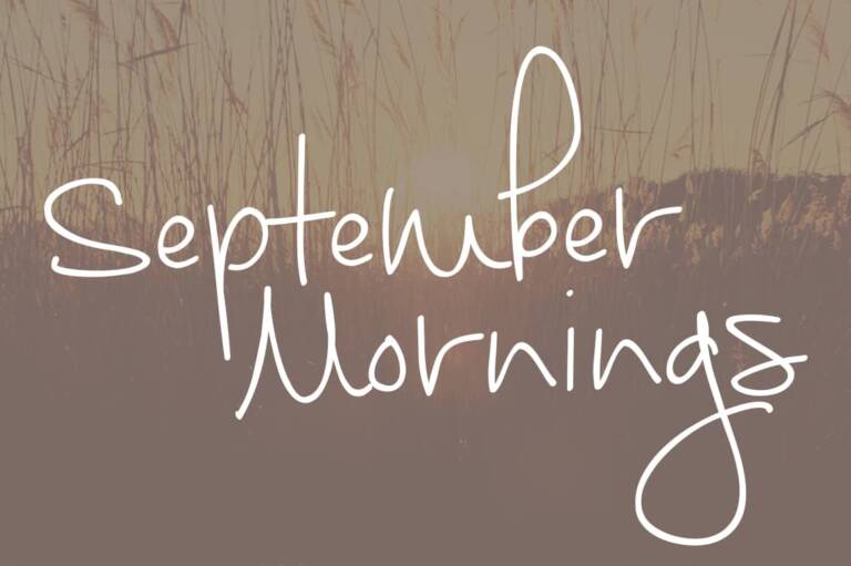 September Mornings Font Graphic