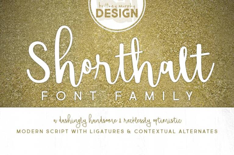 Shorthalt Font Family Graphic
