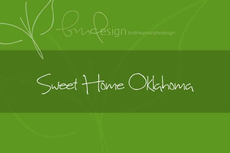 Sweet Home Oklahoma Font Graphic