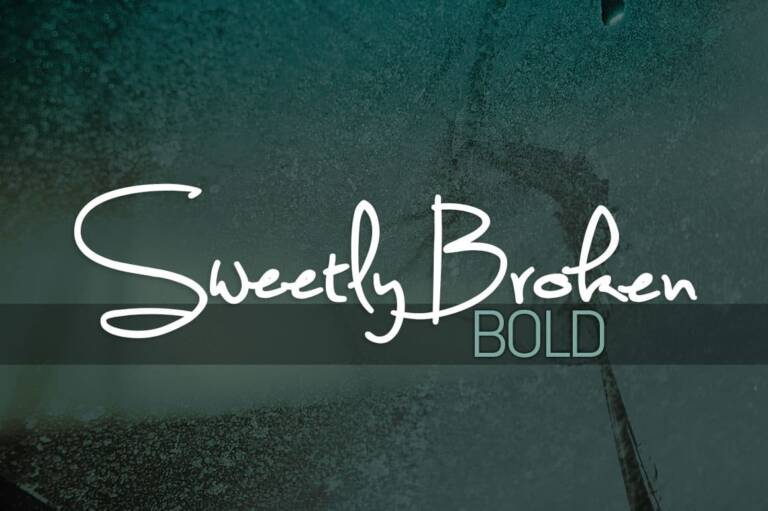 Sweetly Broken Bold Font Graphic