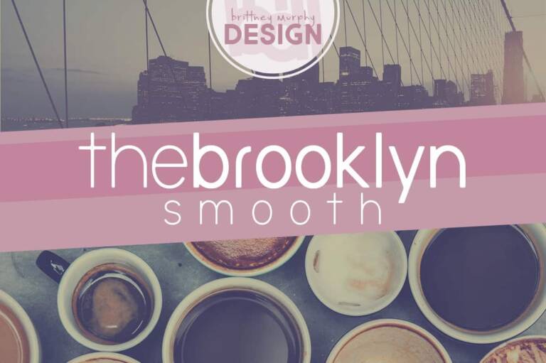 The Brooklyn Smooth Font Family Graphic