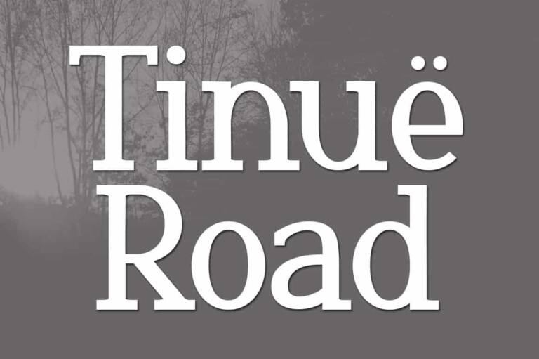 Tinuë Road Font Graphic