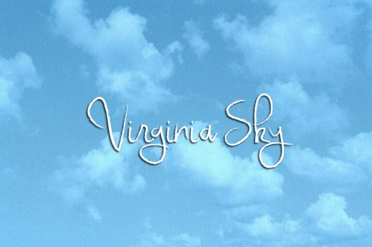 Virginia Sky Font Graphic