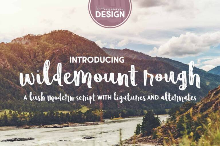 Wildemount Rough Font Graphic