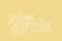 Yellow Umbrella Thin Font