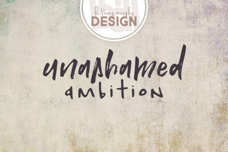 Ambition Ink and Unashamed Font Pair Graphic