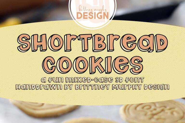 Shortbread Cookies Font Graphic