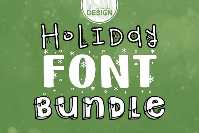 Holiday Font Bundle Graphic