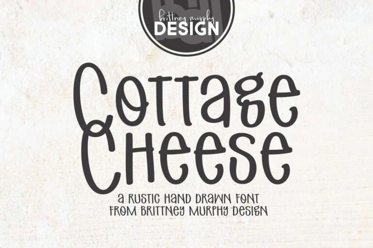 Cottage Cheese Font Graphic