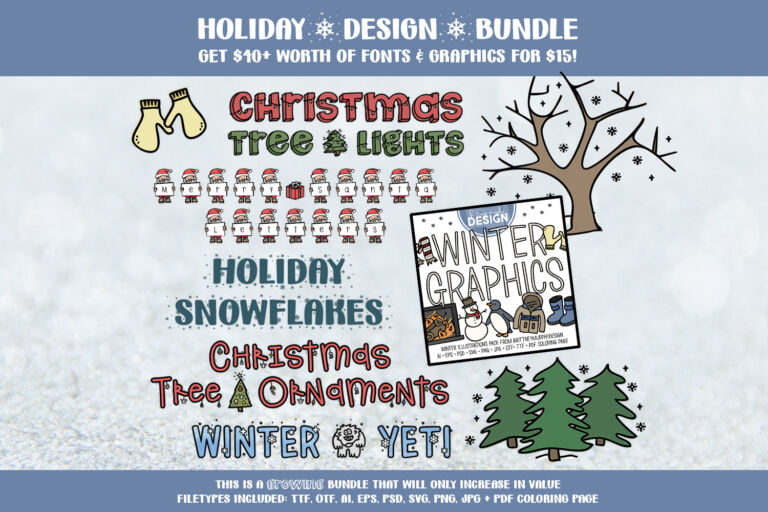 Holiday Design Bundle Graphic