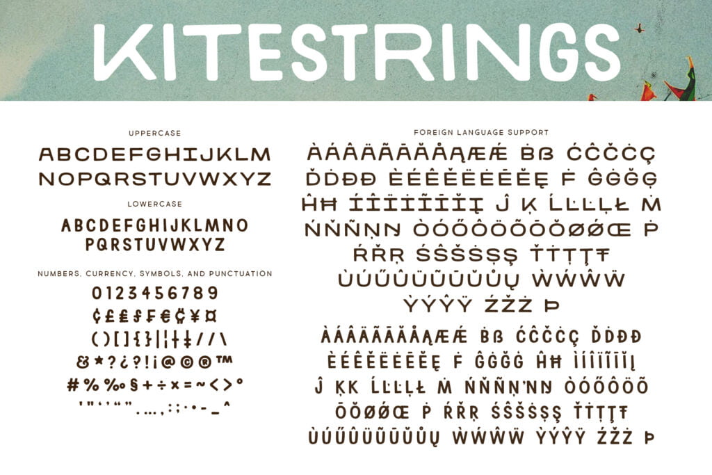 Kitestrings Font Family Brittney Murphy Design