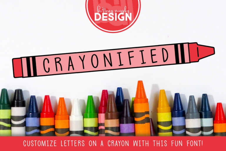Crayonified Font Graphic